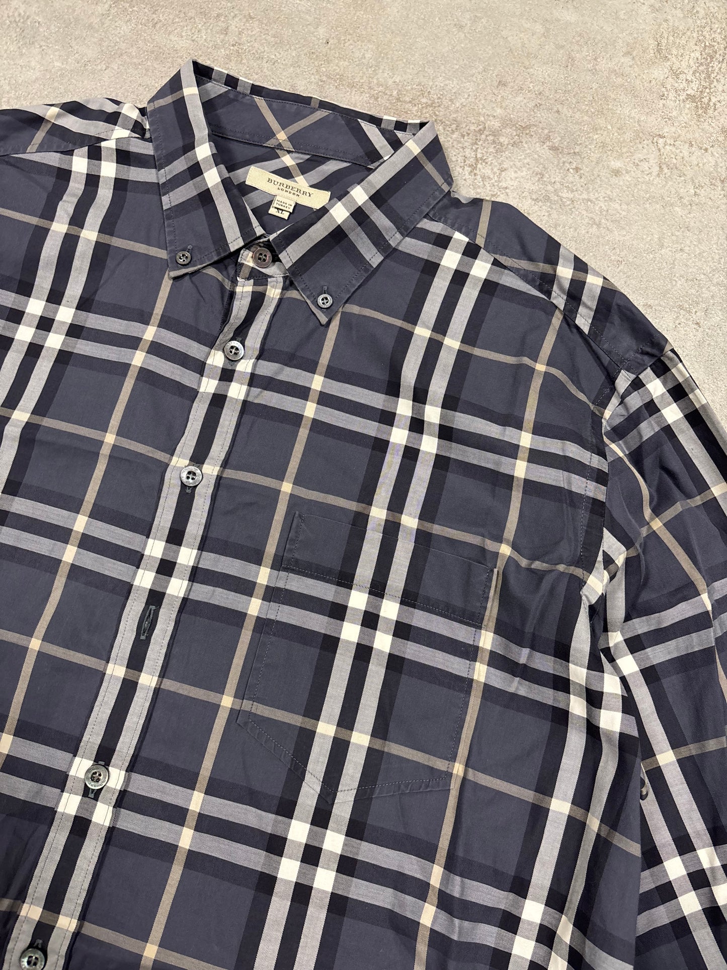 Camisa Cuadros Nova Check Burberry 00s Vintage - XL