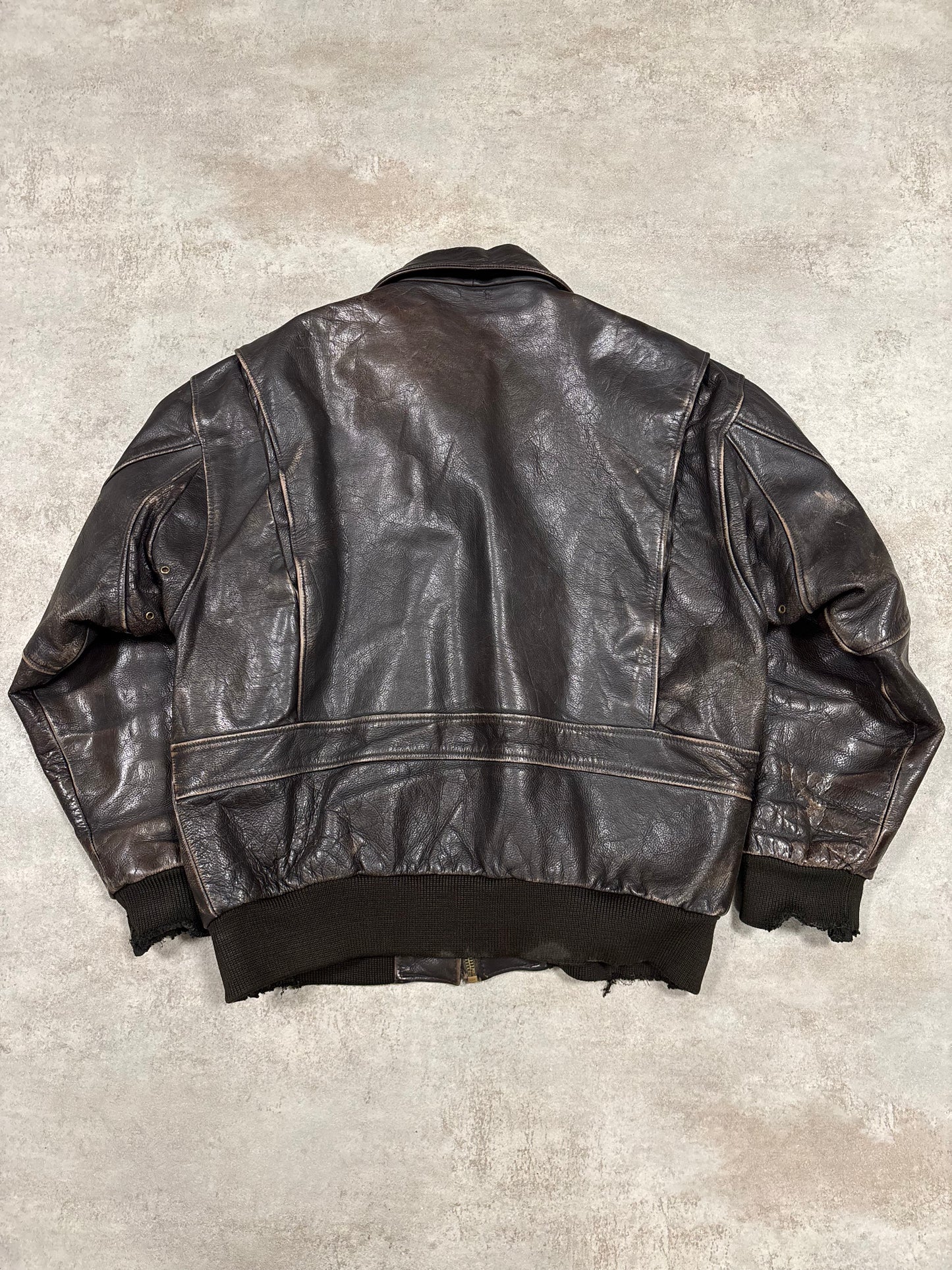 Chaqueta Cuero G-1 Avirex 1992 Vintage - L