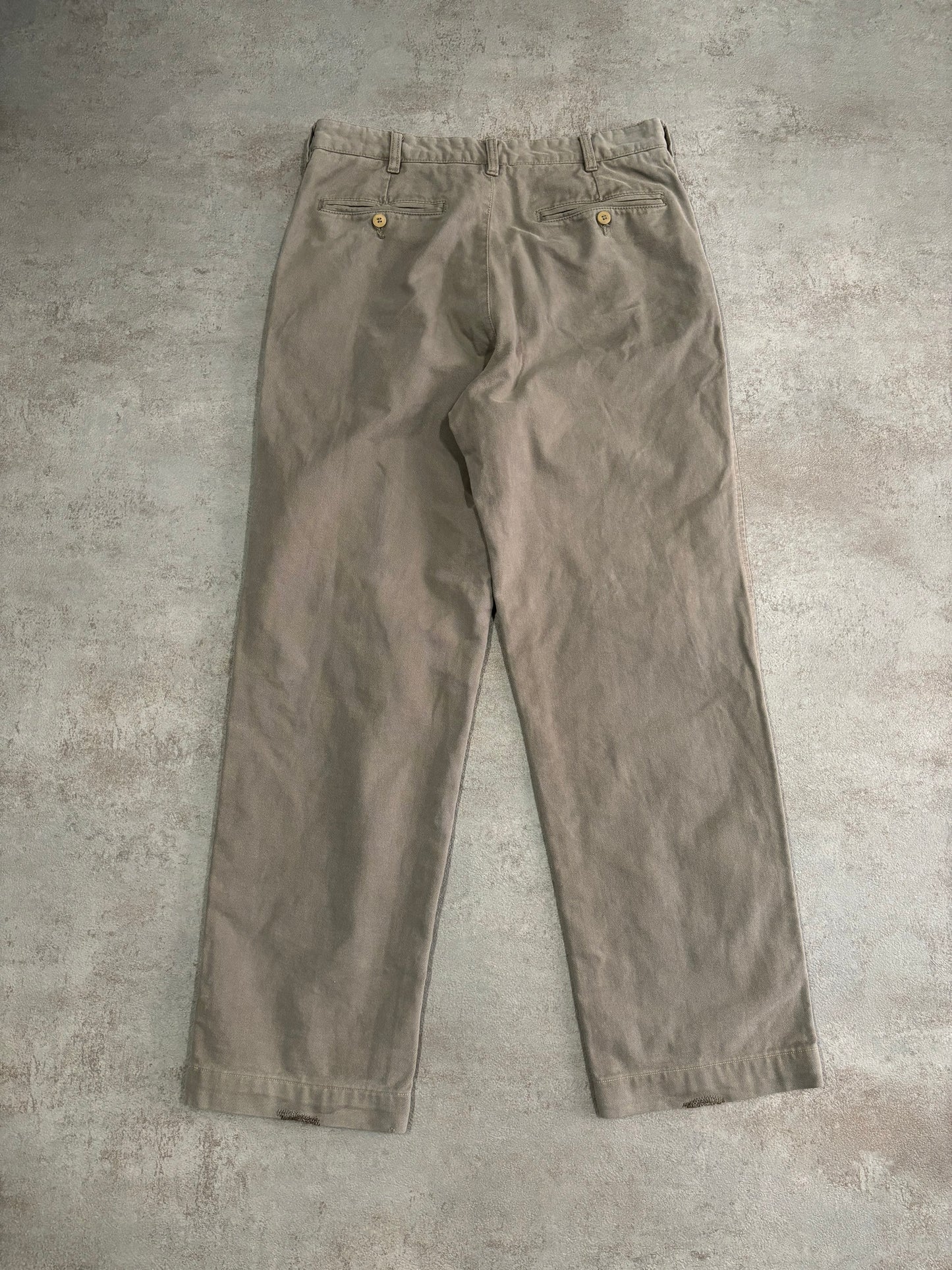 Pantalones Chinos Valentino 100% Cotton 90s Vintage - M