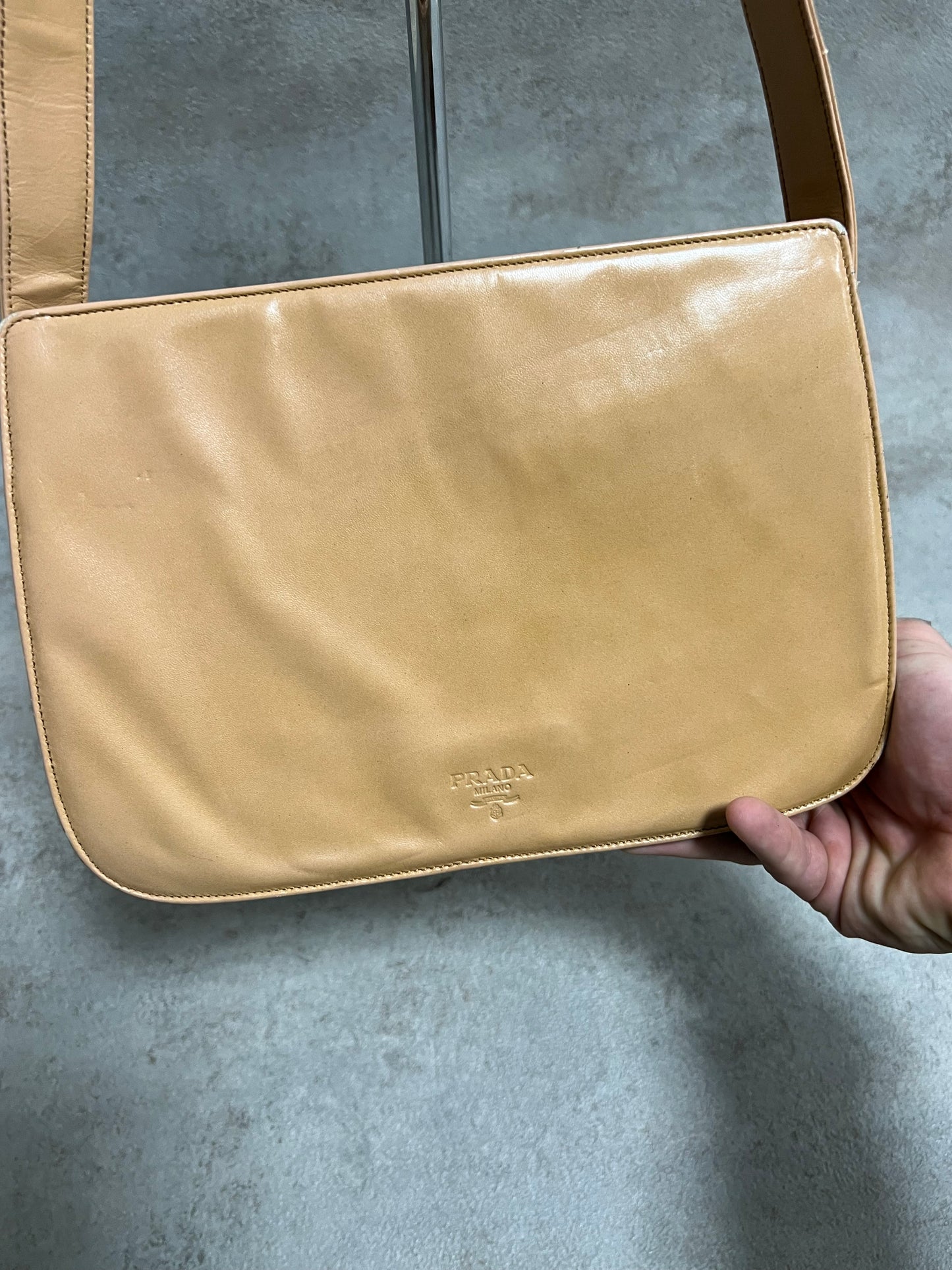 Bolso Cuero ‘Charol’ Vintage Prada 90’s