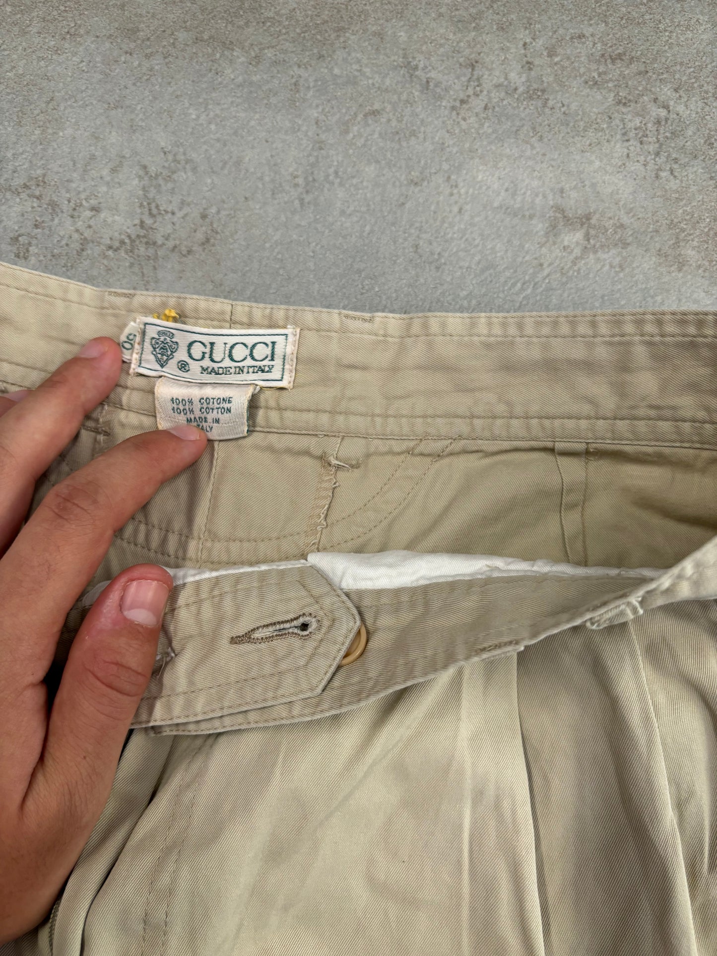 Shorts Chinos Gucci 80s Vintage - M