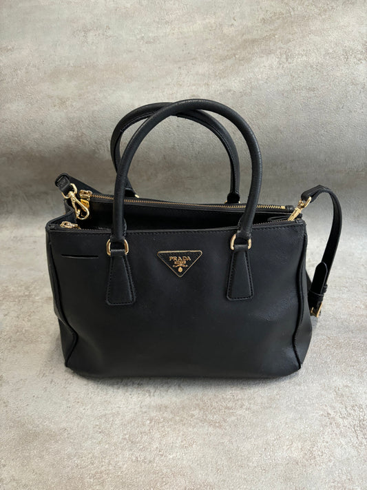 Bolso Prada Saffiano Small Galleria Double Zip Tote Bag