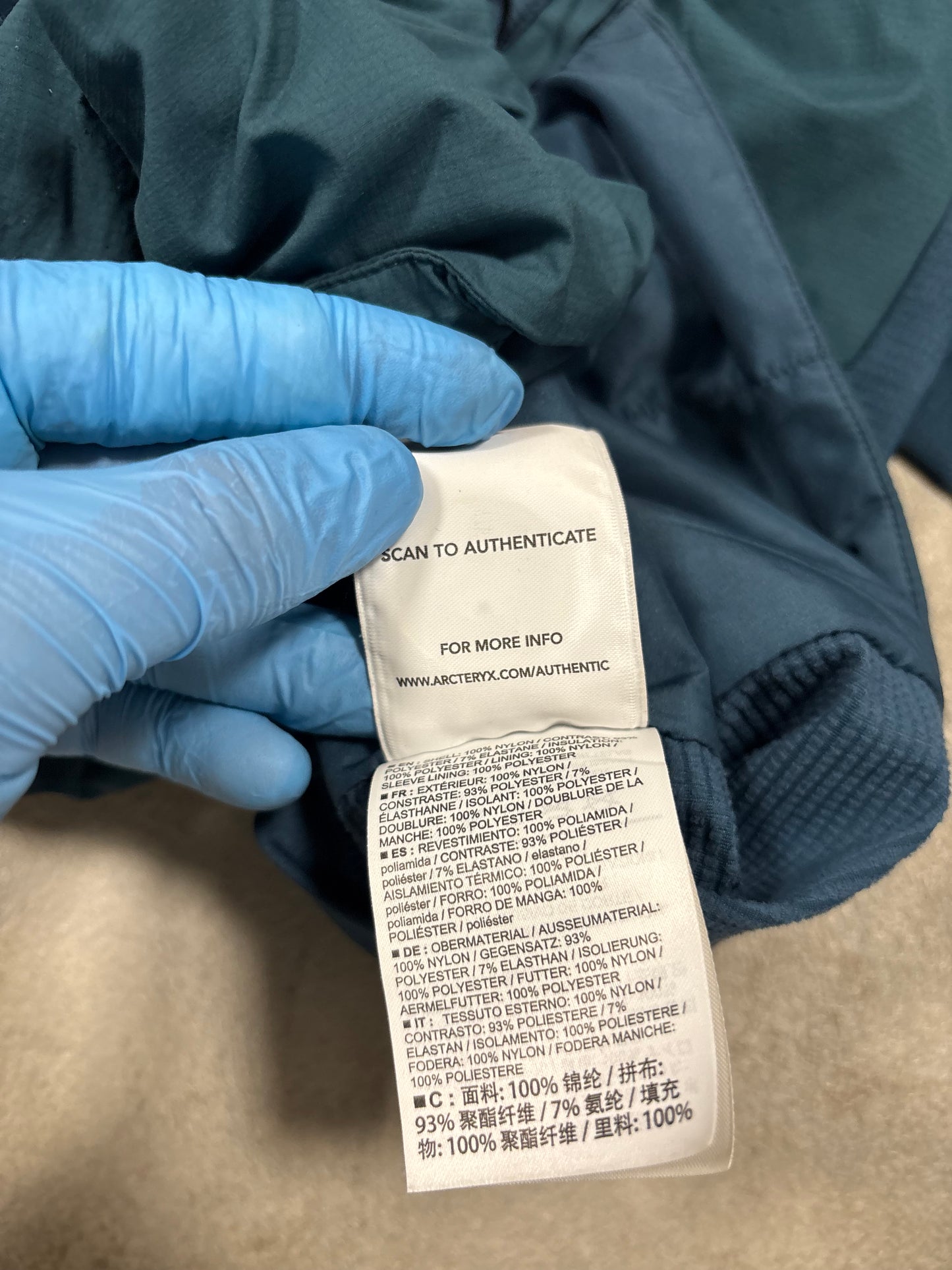 Chaqueta Nylon Técnica Atom SL Arc’teryx - M