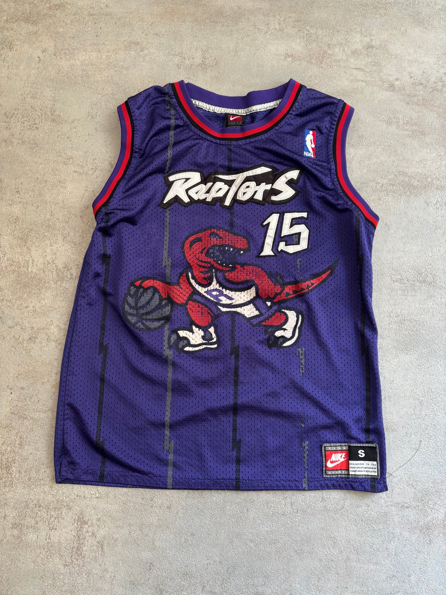 Camiseta Bootleg ‘Vince Carter 15’ Raptors 1998/99 Vintage - S