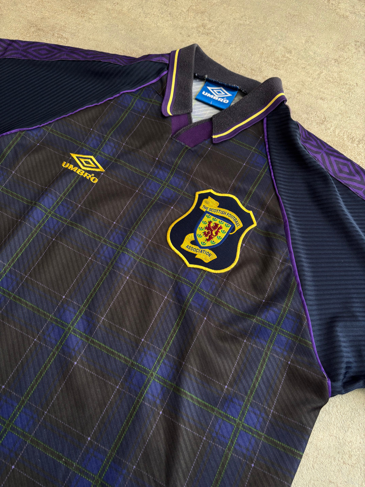 Camiseta Local Umbro Escocia 1994 Vintage - L
