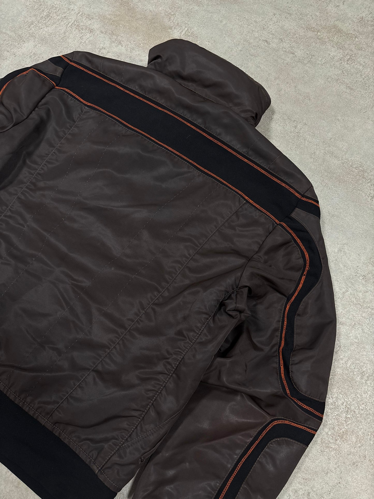 Chaqueta Cintas Elásticas Marithé + François Girbaud 00s Vintage - L