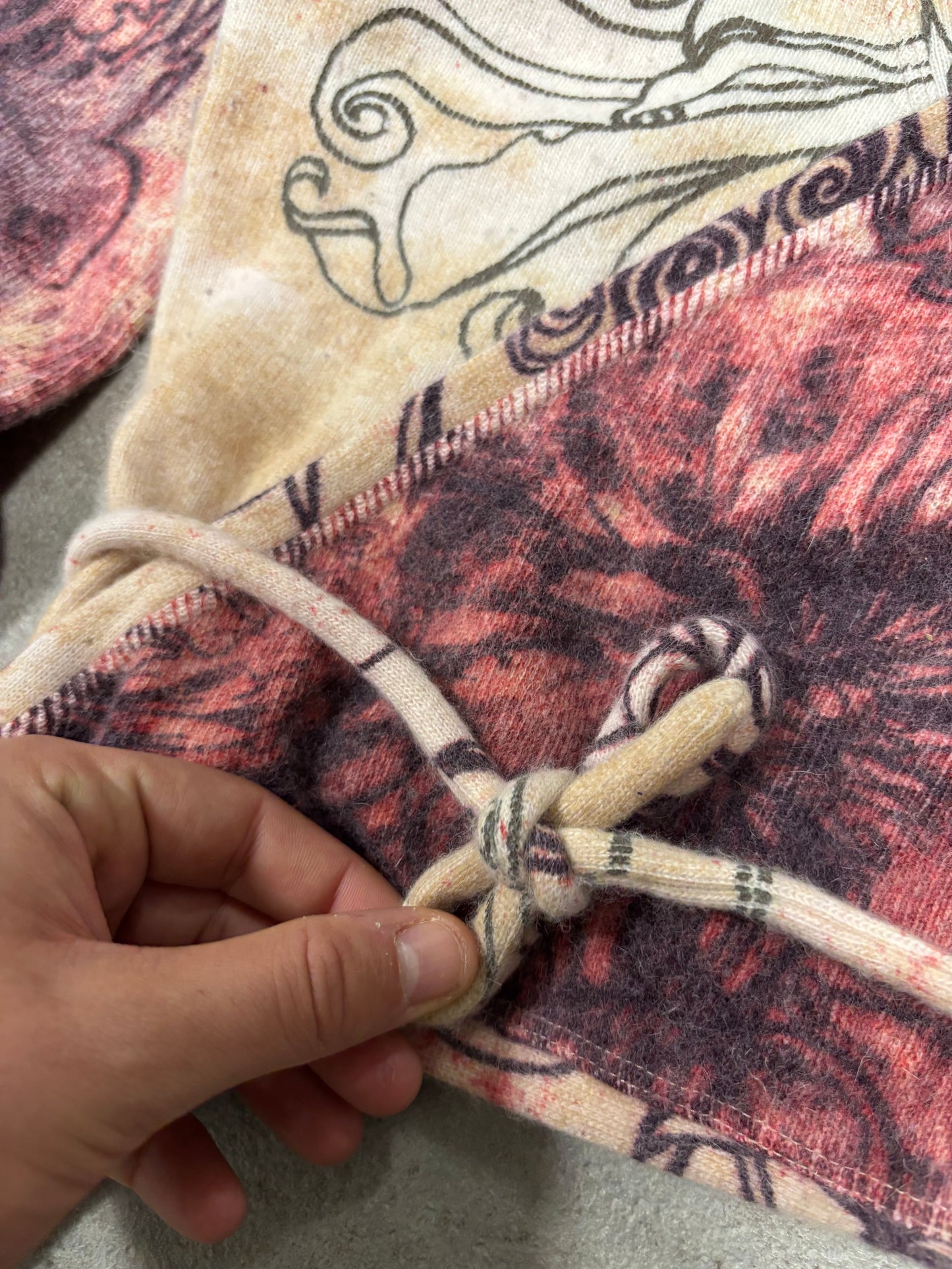 Jersey Top Manga Larga Cruzado ‘Total Print’ Just Cavalli 2002 Vintage - M