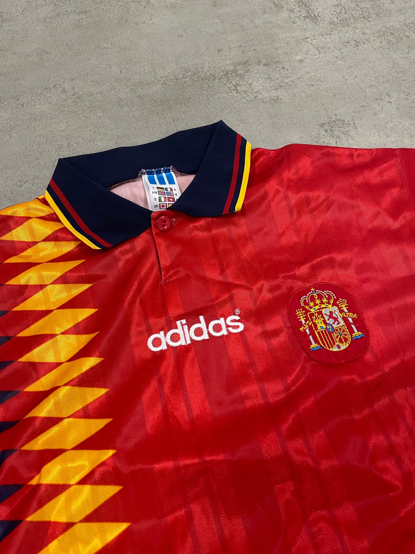 Camiseta Fútbol Vintage Adidas España 1994 Deadstock - M