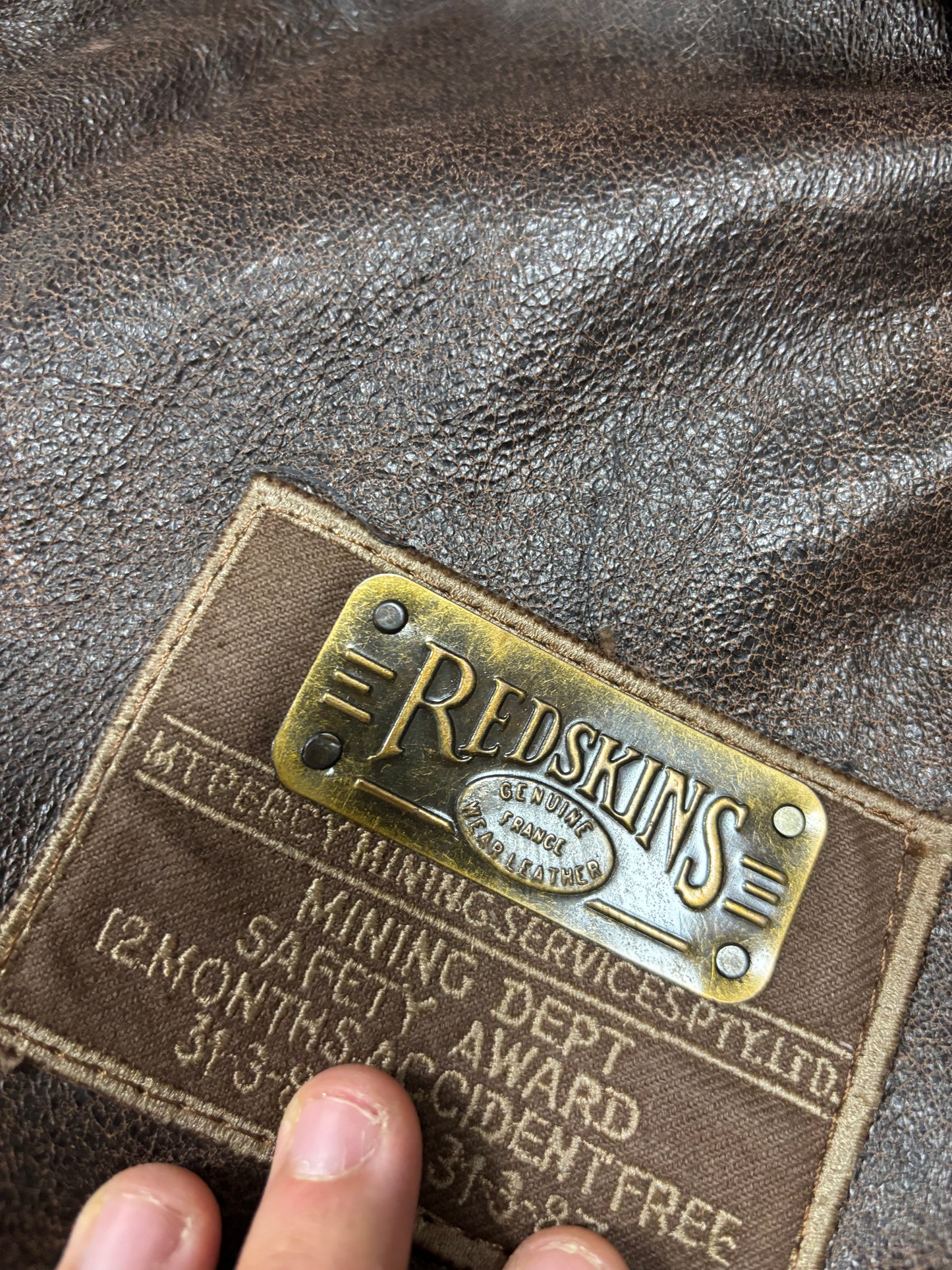 Chaqueta Cuero B32 Redskins 00s Vintage - XL