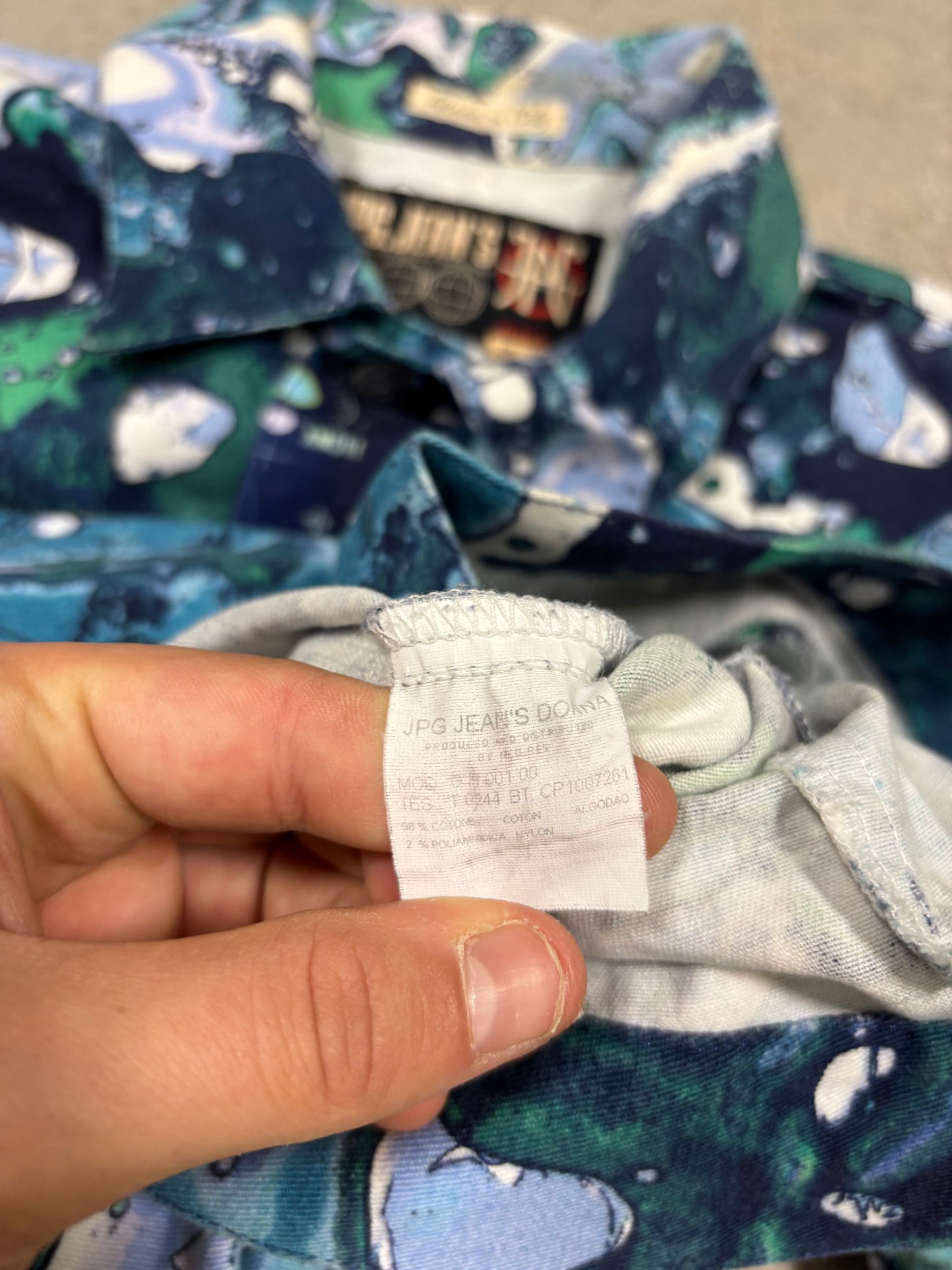 Chaqueta Estampado ‘Bacteria’ Jean Paul Gaultier 2001 Vintage - M Woman