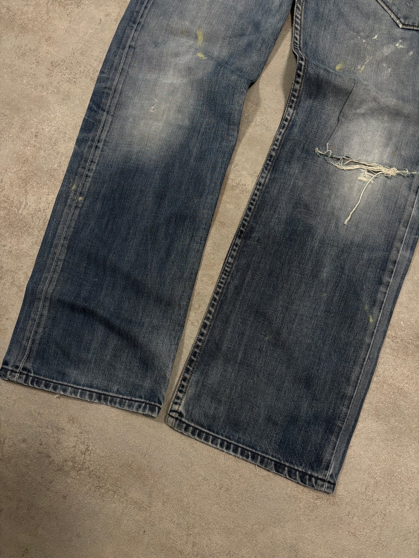 Pantalones Rectos ‘Buckle Back’ Levi’s 00s Vintage - M