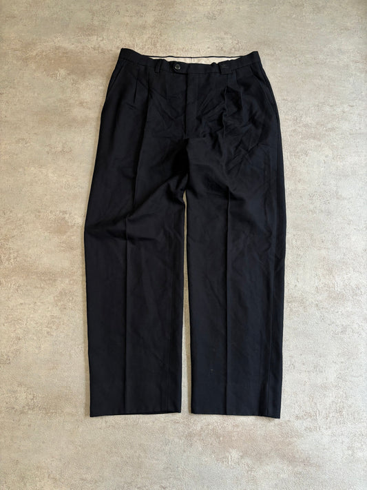 Pantalones Traje Pinza Burberry 00s Vintage - M