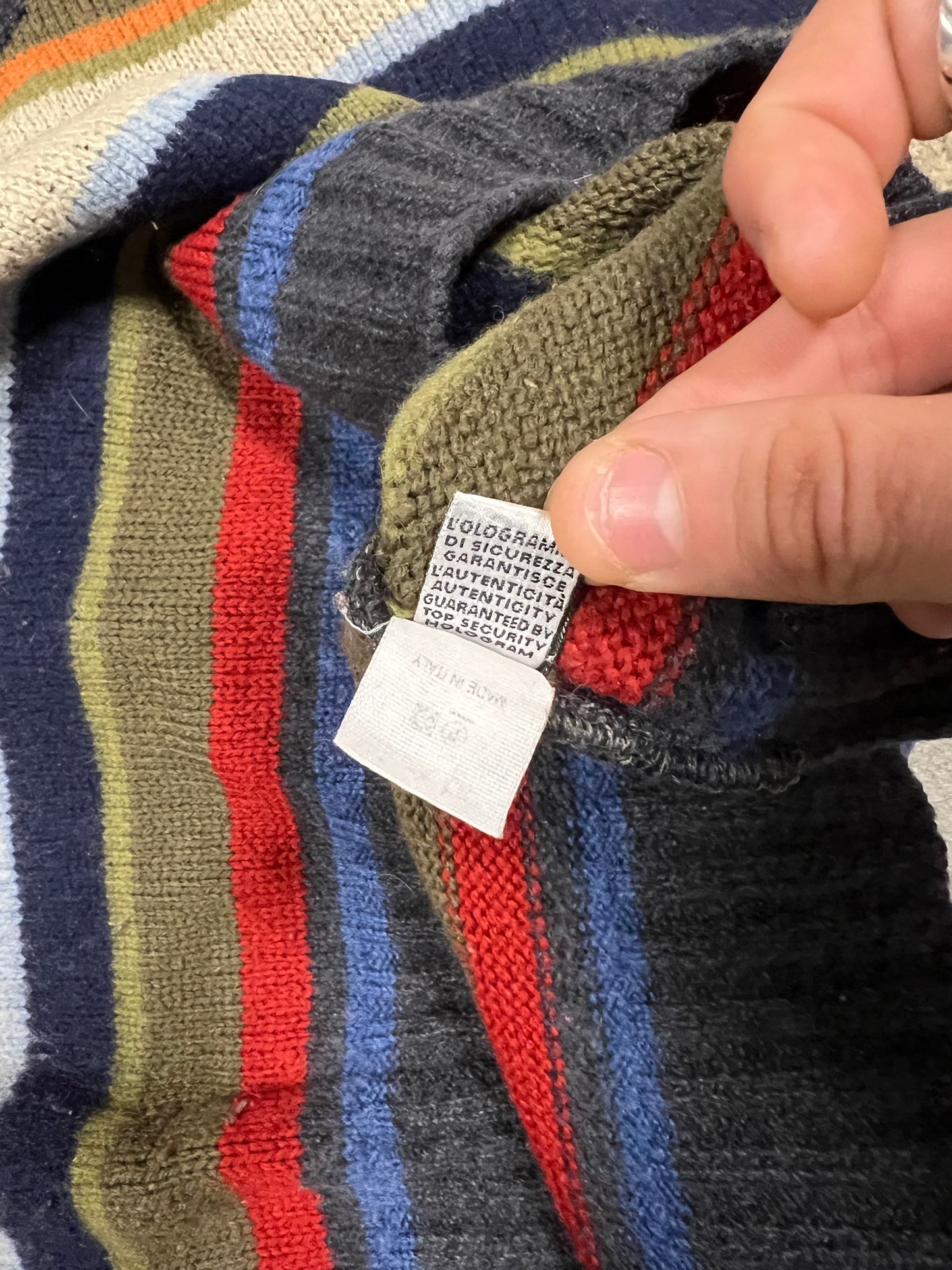 Jersey Lana Rayas Vintage Dolce & Gabbana 00’s - M