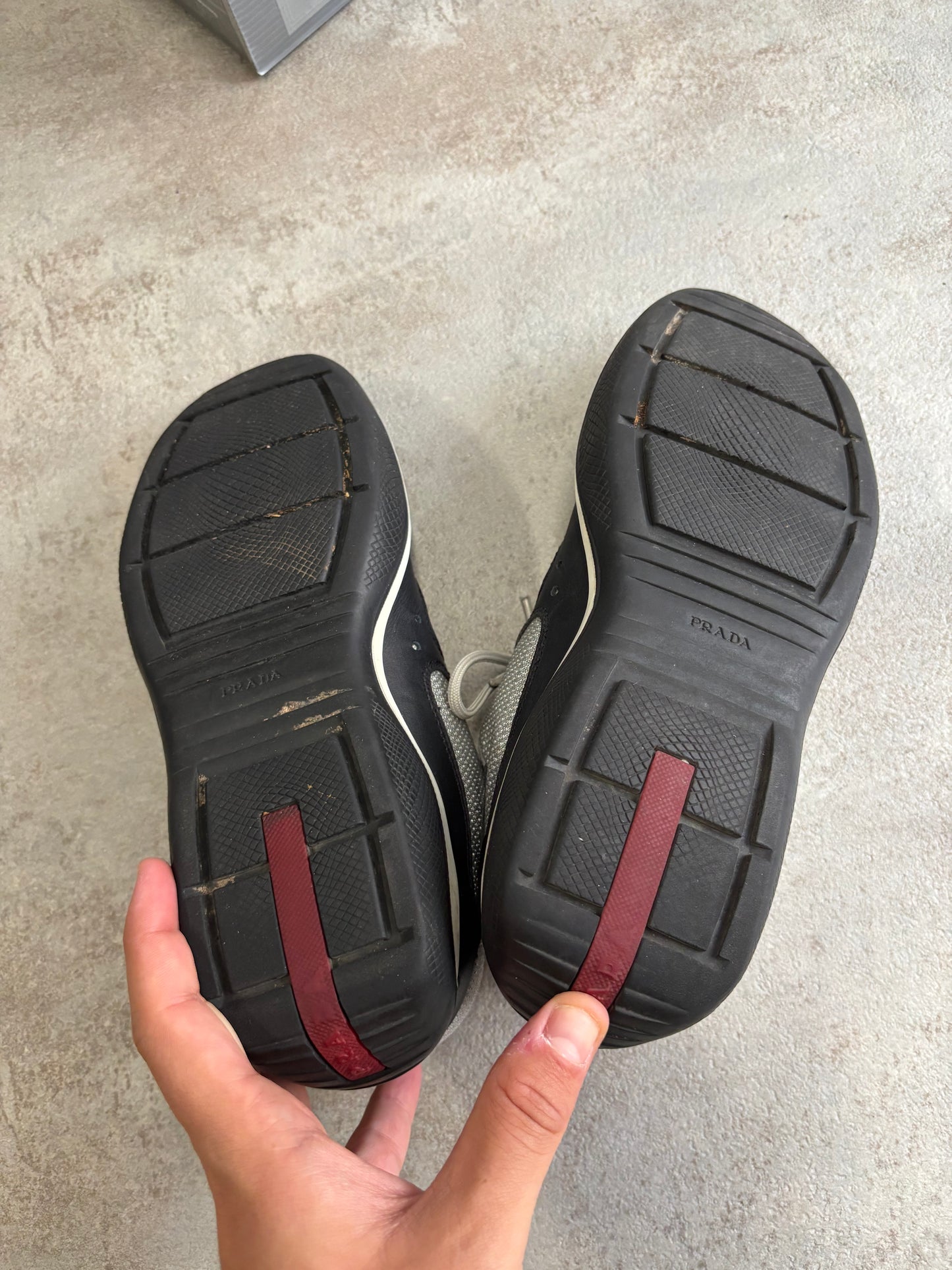 Zapatos Leather Prada America’s Cup 00s Vintage - 39’5