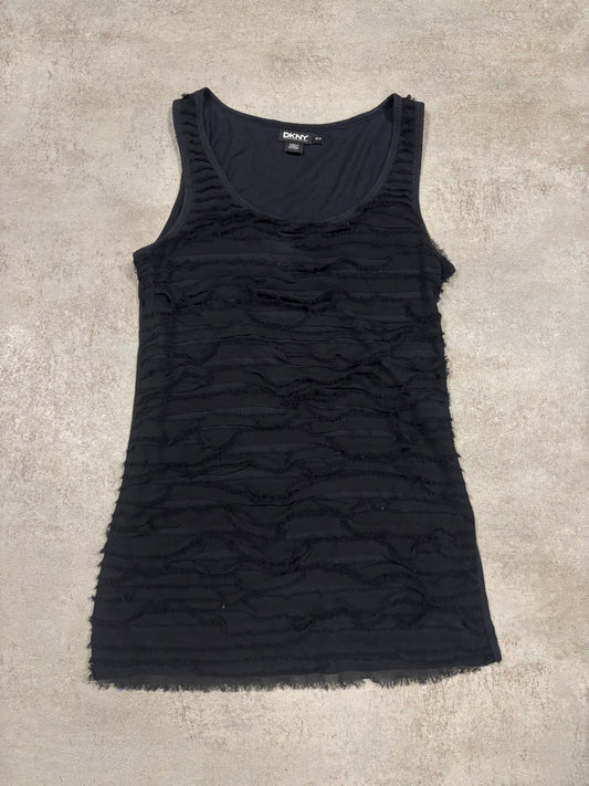 Top Texturizado DKNY 00s Vintage - S