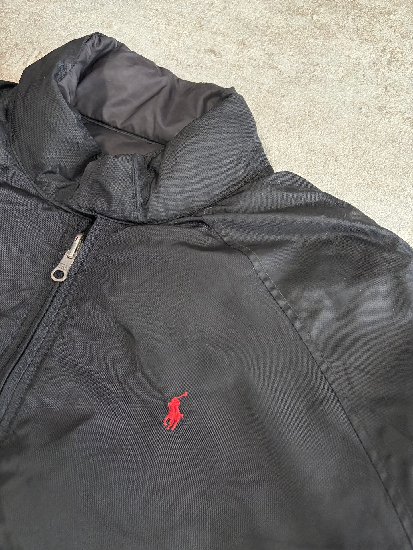 Chaqueta Reversible Plumas Polo Ralph Lauren 90s Vintage - XL