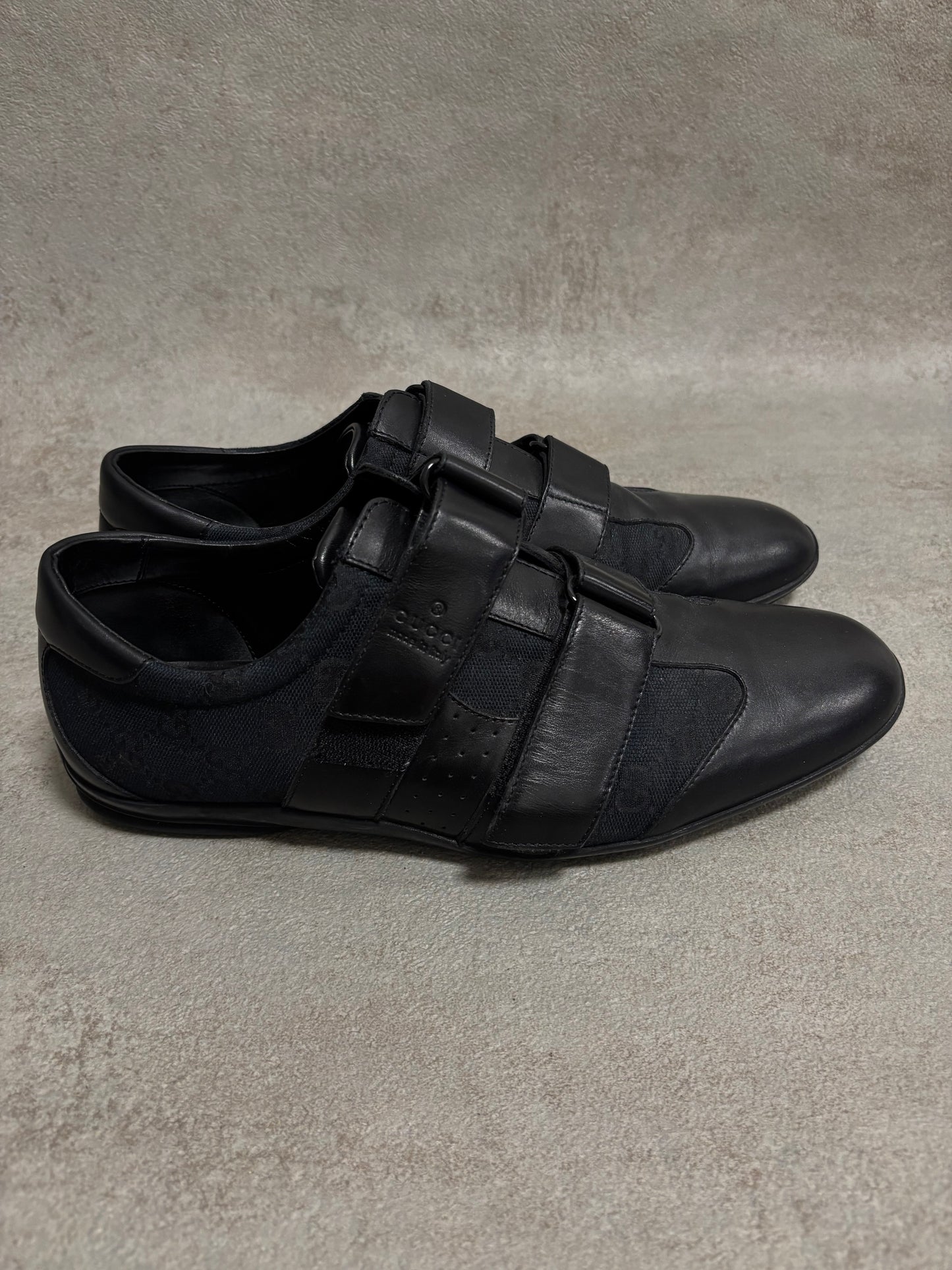 Zapatos Velcro Cuero Gucci Monogram 00s Vintage - 42