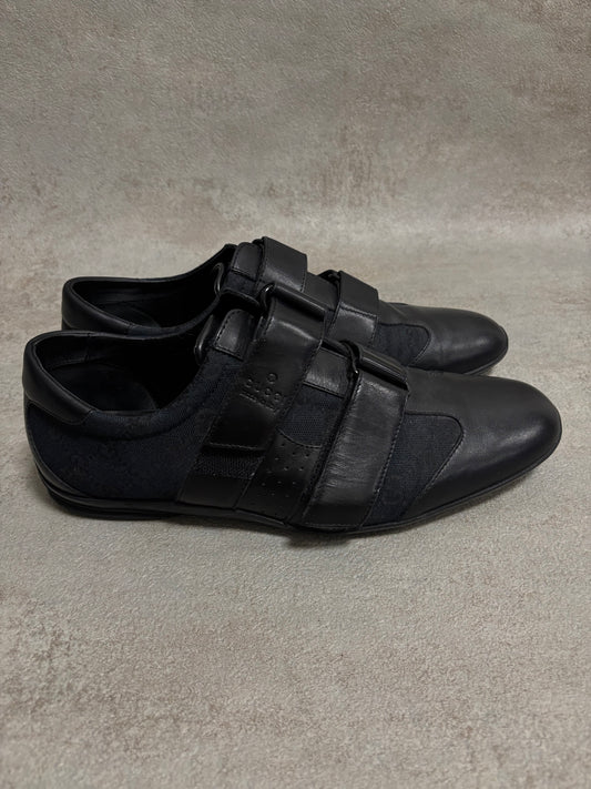 Zapatos Velcro Cuero Gucci Monogram 00s Vintage - 42