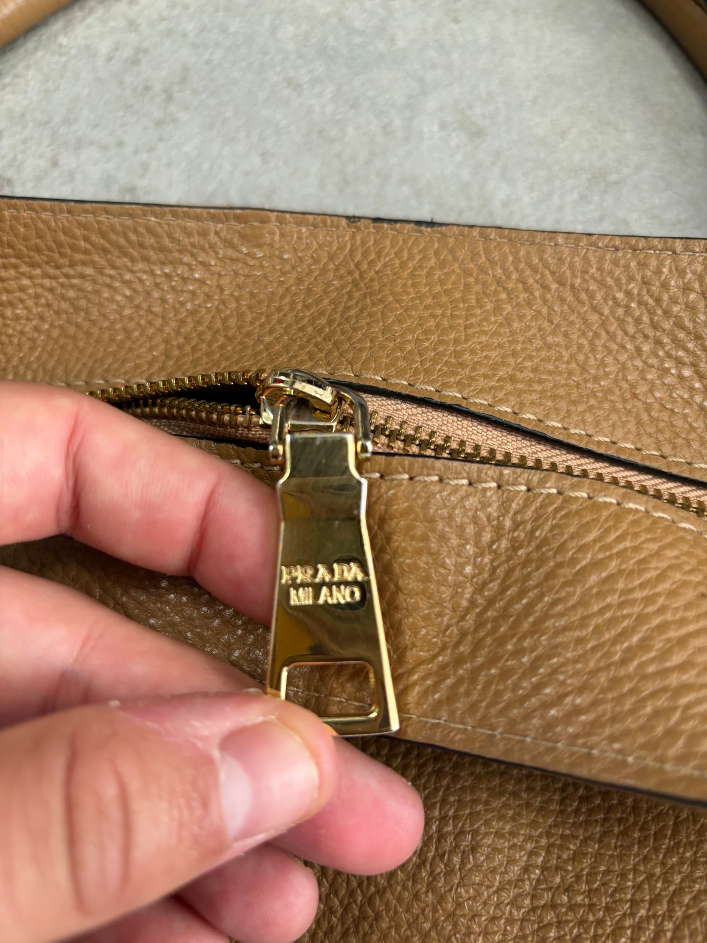 Bolso Cuero Prada 00s Vintage