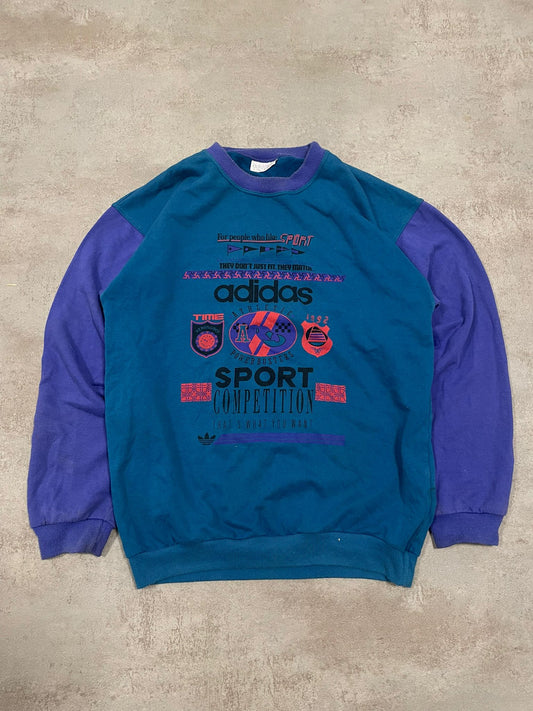 Sudadera Gráfica Adidas Sport 1992 Vintage - M