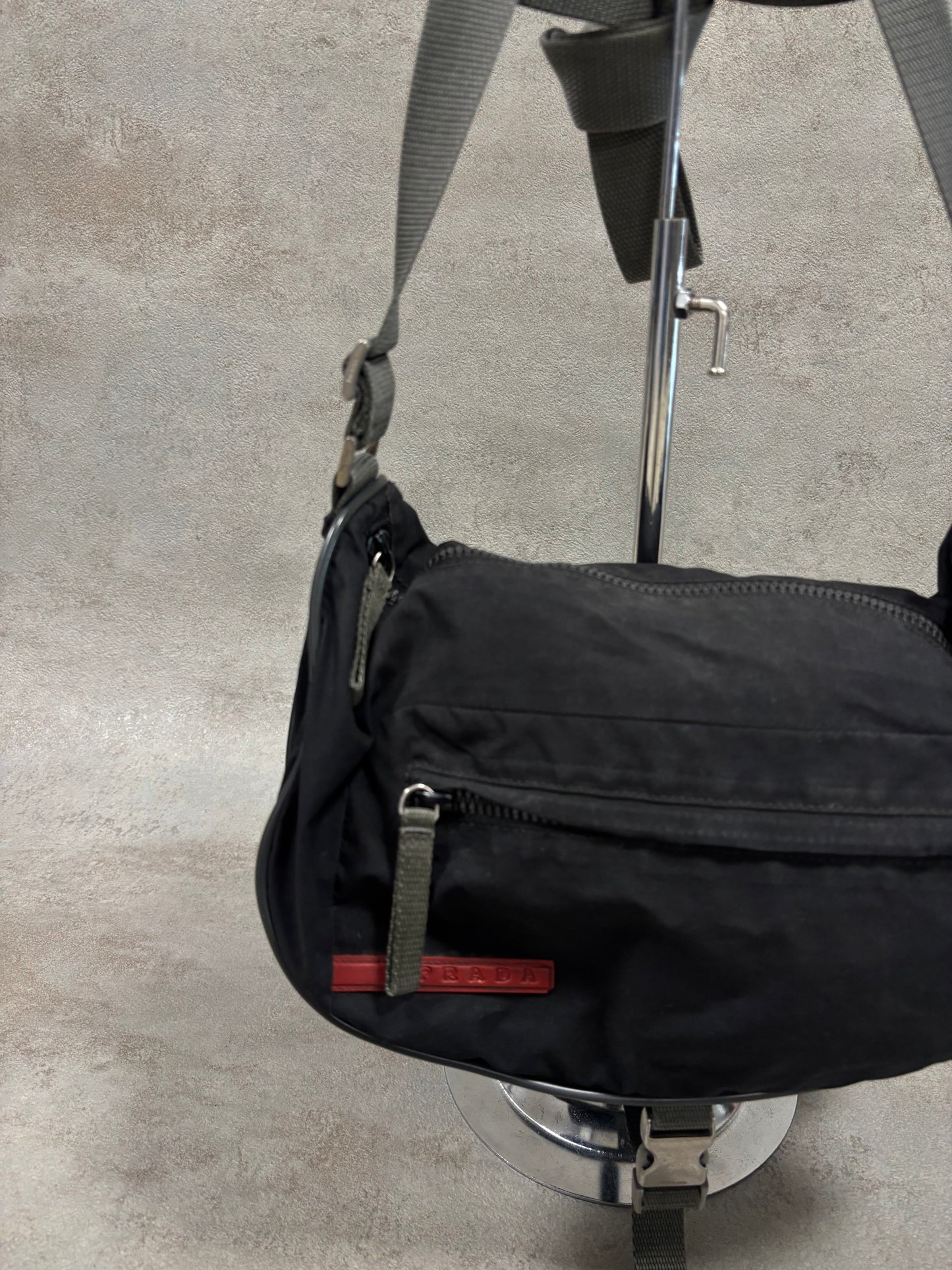 Bandolera Técnica Cruzada Prada Sport 00s Vintage