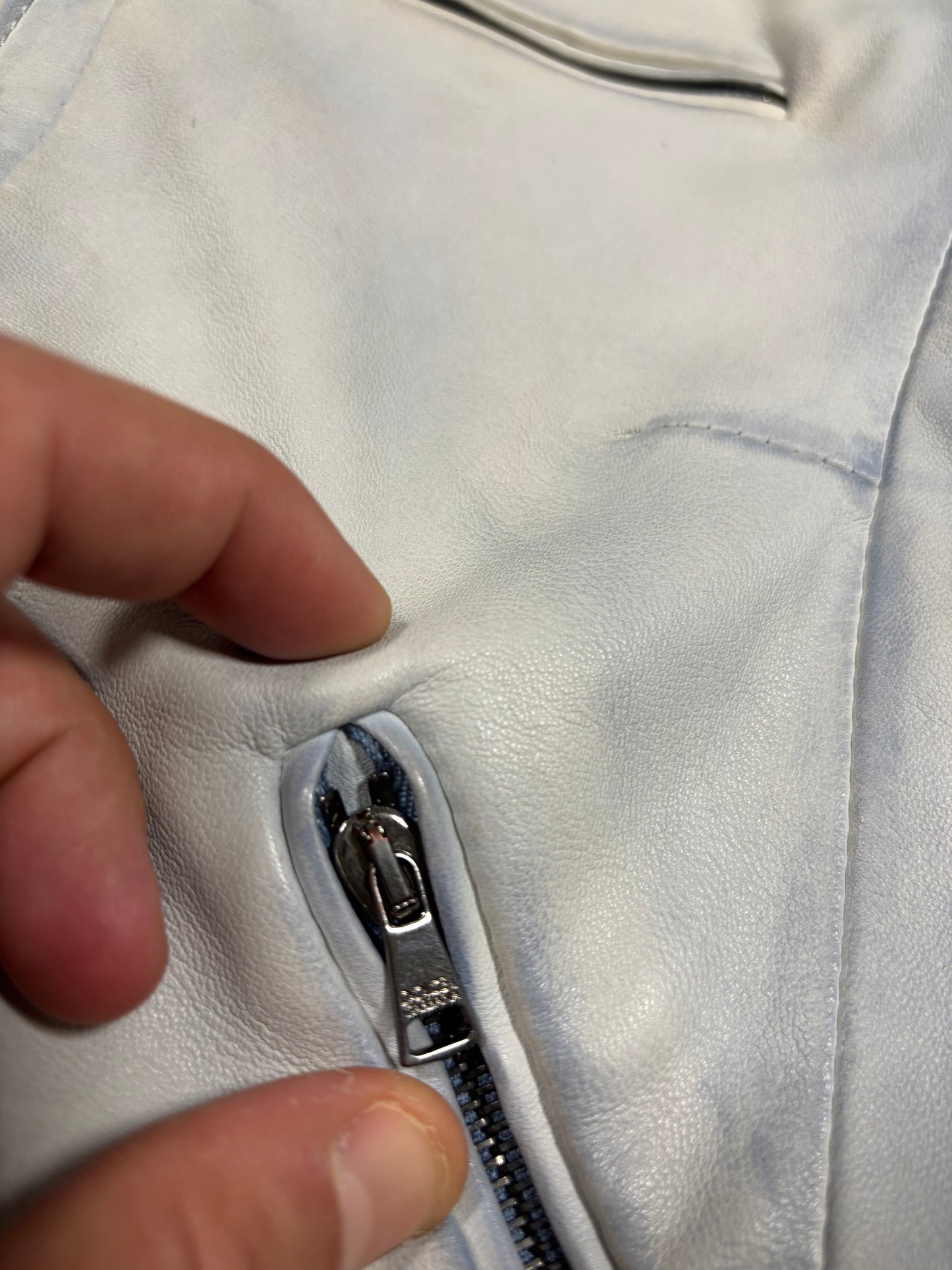 Chaqueta Cuero Fluido Dolce & Gabbana Color Difuminado - S