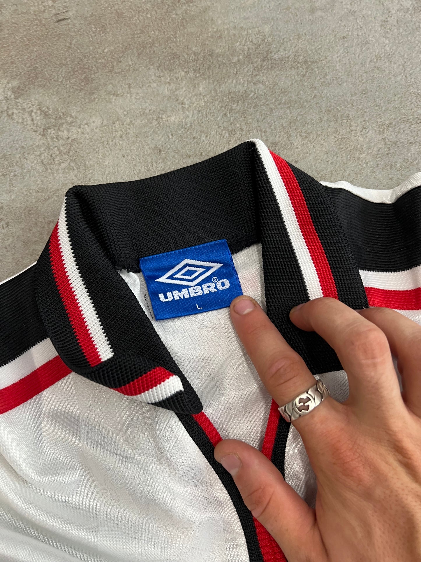 Camiseta Fútbol Vintage Umbro Manchester United 1997-98 Away Kit -XL