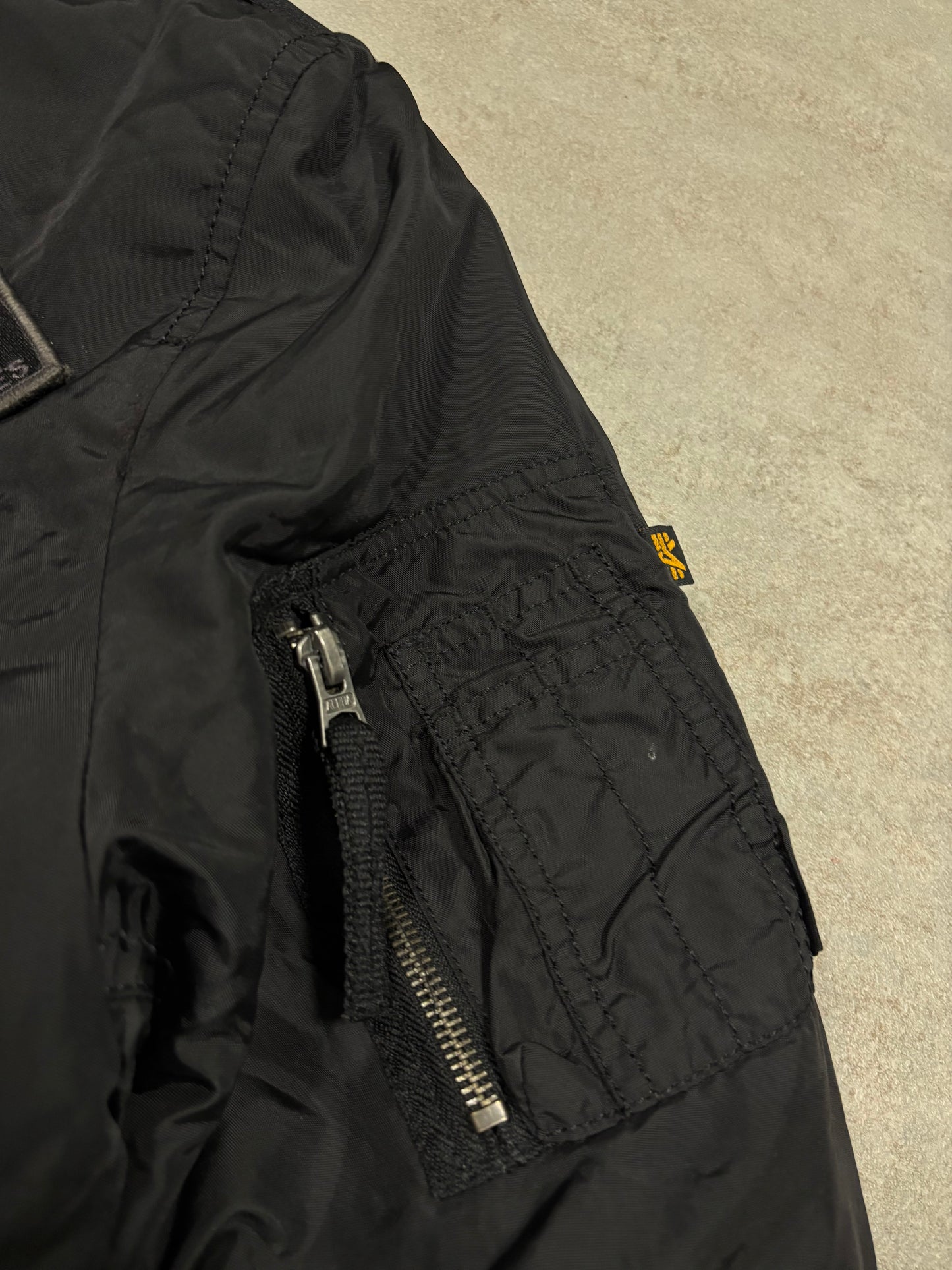Chaqueta Bomber Engine ‘Pocket’ Cargo Alpha Industries 00s Vintage - XL