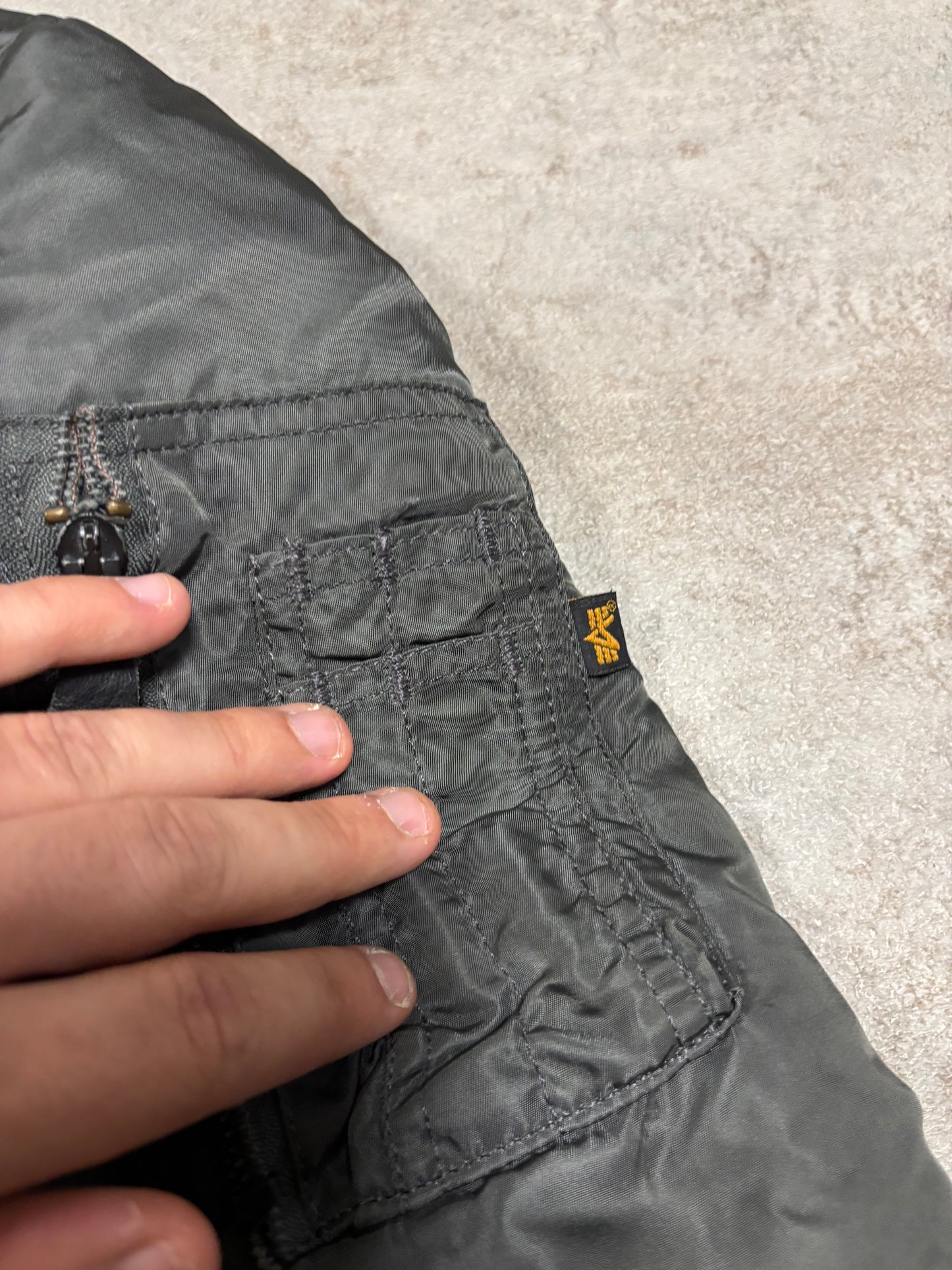 Chaqueta Bomber MA-1 Alpha Industries 00s Vintage - L