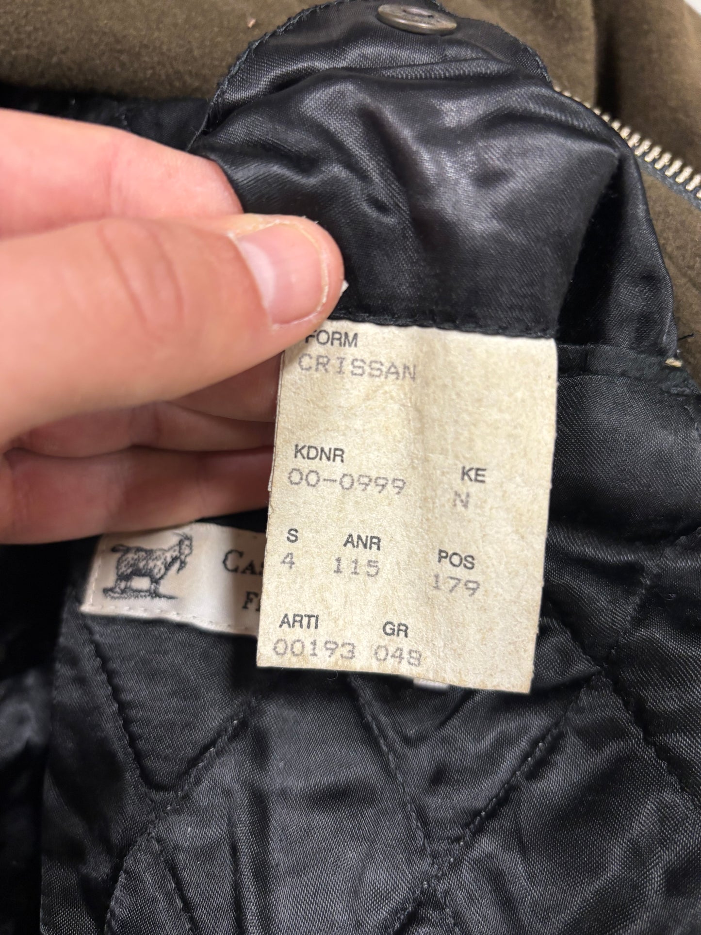 Chaqueta Bomber Cashmere Hugo Boss 90s Vintage - L