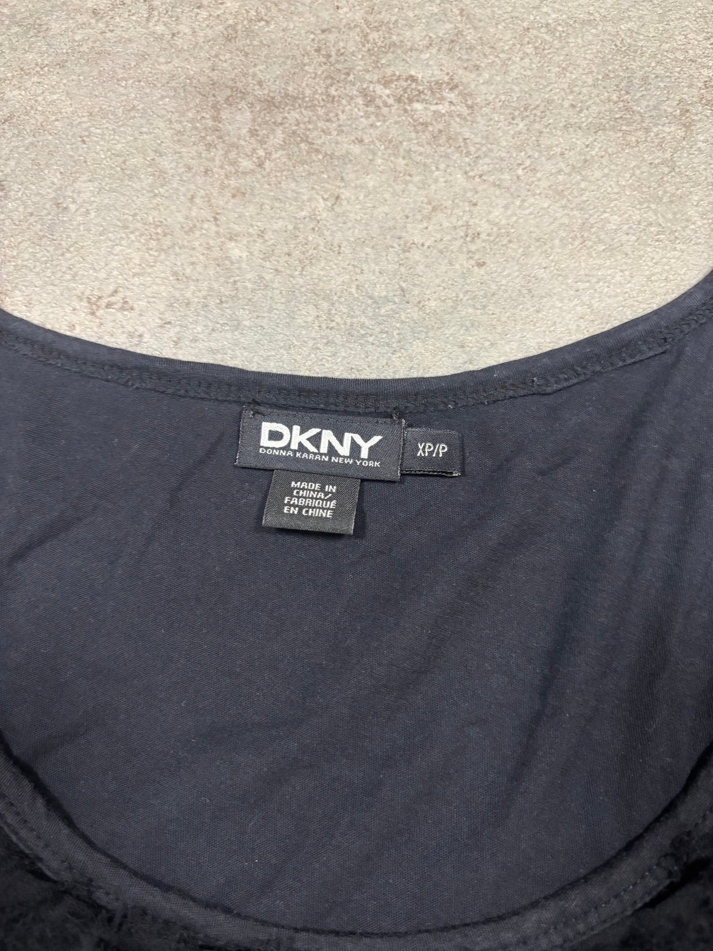 Top Texturizado DKNY 00s Vintage - S