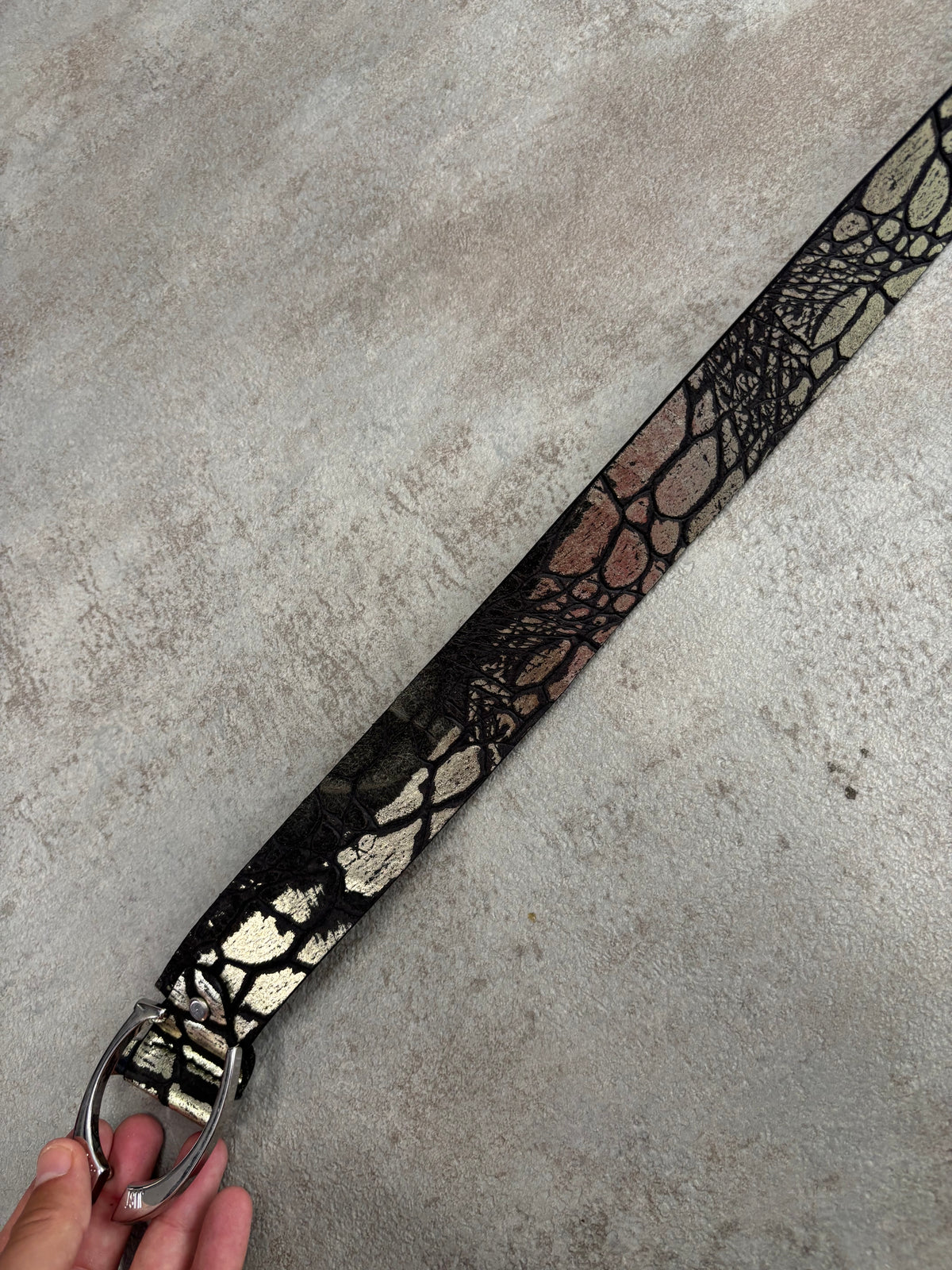 Cinturón ‘Escamas Serpiente’ Just Cavalli Y2K Vintage