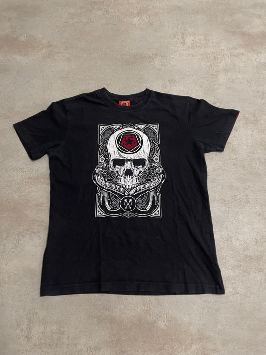 Camiseta Estampada Tribal 00s Vintage - M