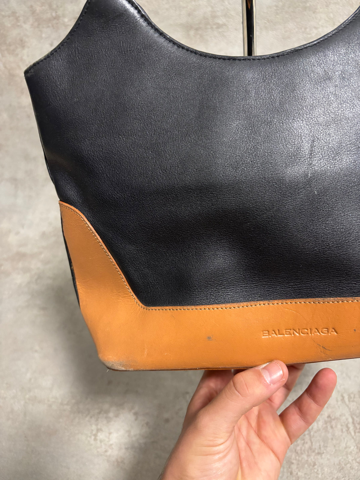 Bolso Cuero Piel Balenciaga 00s Vintage