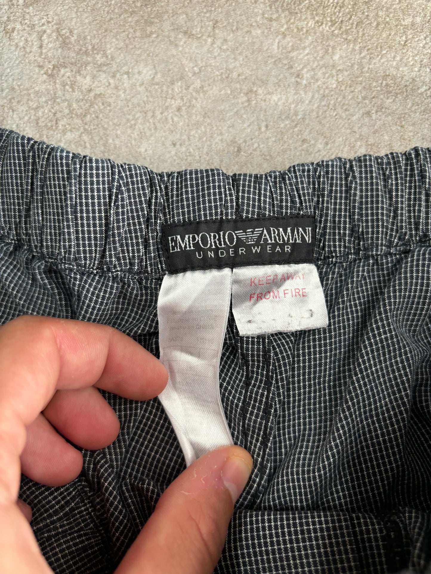 Pantalón Pijama Emporio Armani Sleepwear 00s Vintage - M