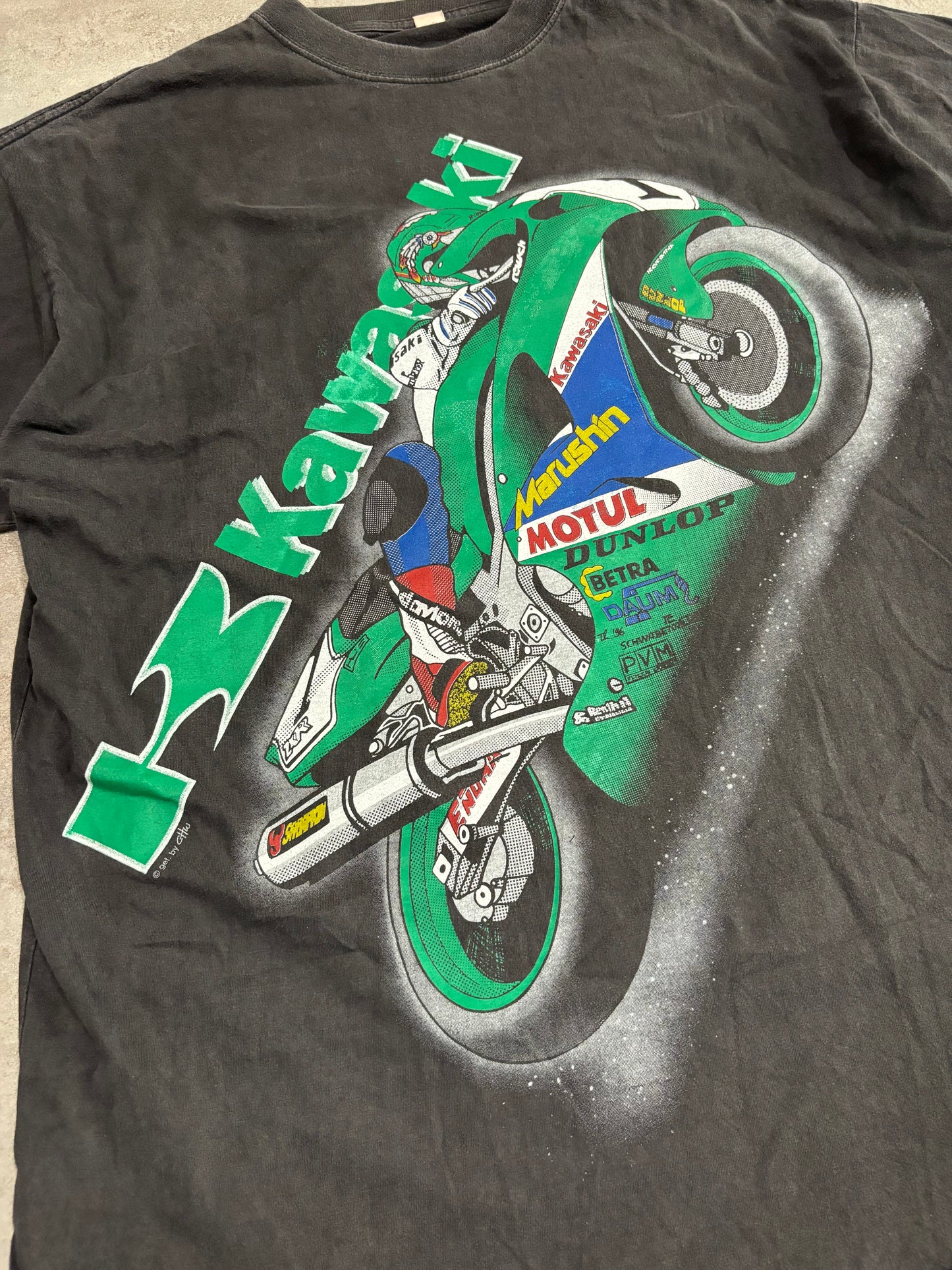 Camiseta Racing Kawasaki 1996 Vintage - M