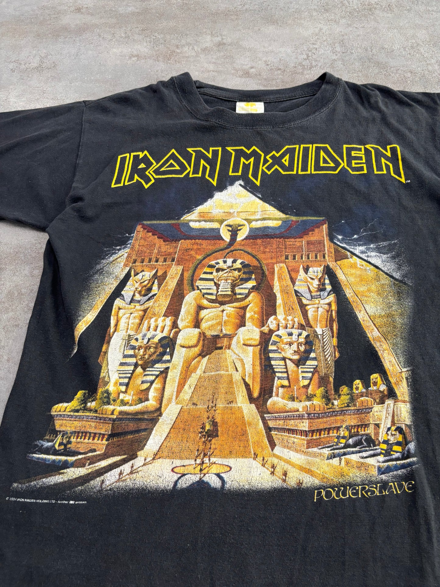 Camiseta ‘Powerslave Album’ Iron Maiden 1984 Vintage - M