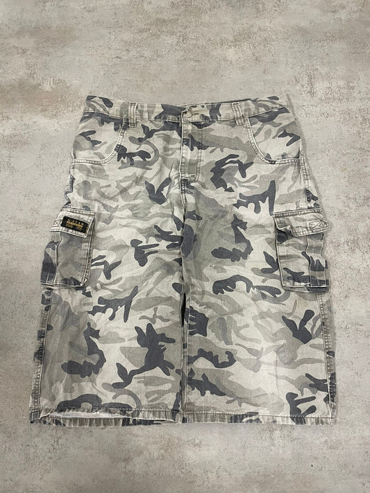 Shorts Camuflaje 3/4 Cargo G-Star 00s Vintage - L