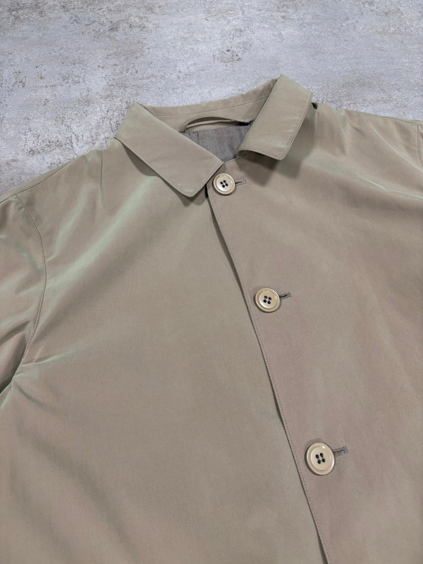 Gabardina Shiny Armani Collezioni 90s Vintage - M