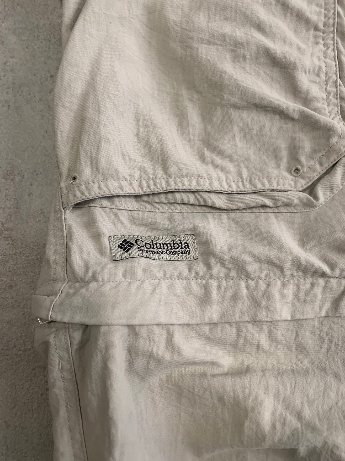 Pantalones Cargo Vintage Columbia Convertibles - XL