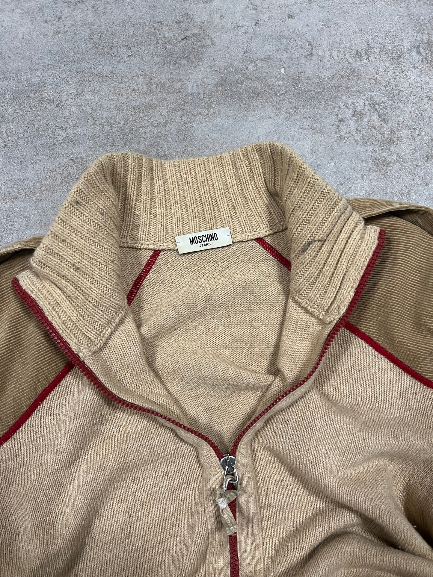 Jersey Cárdigan Vintage Moschino - M