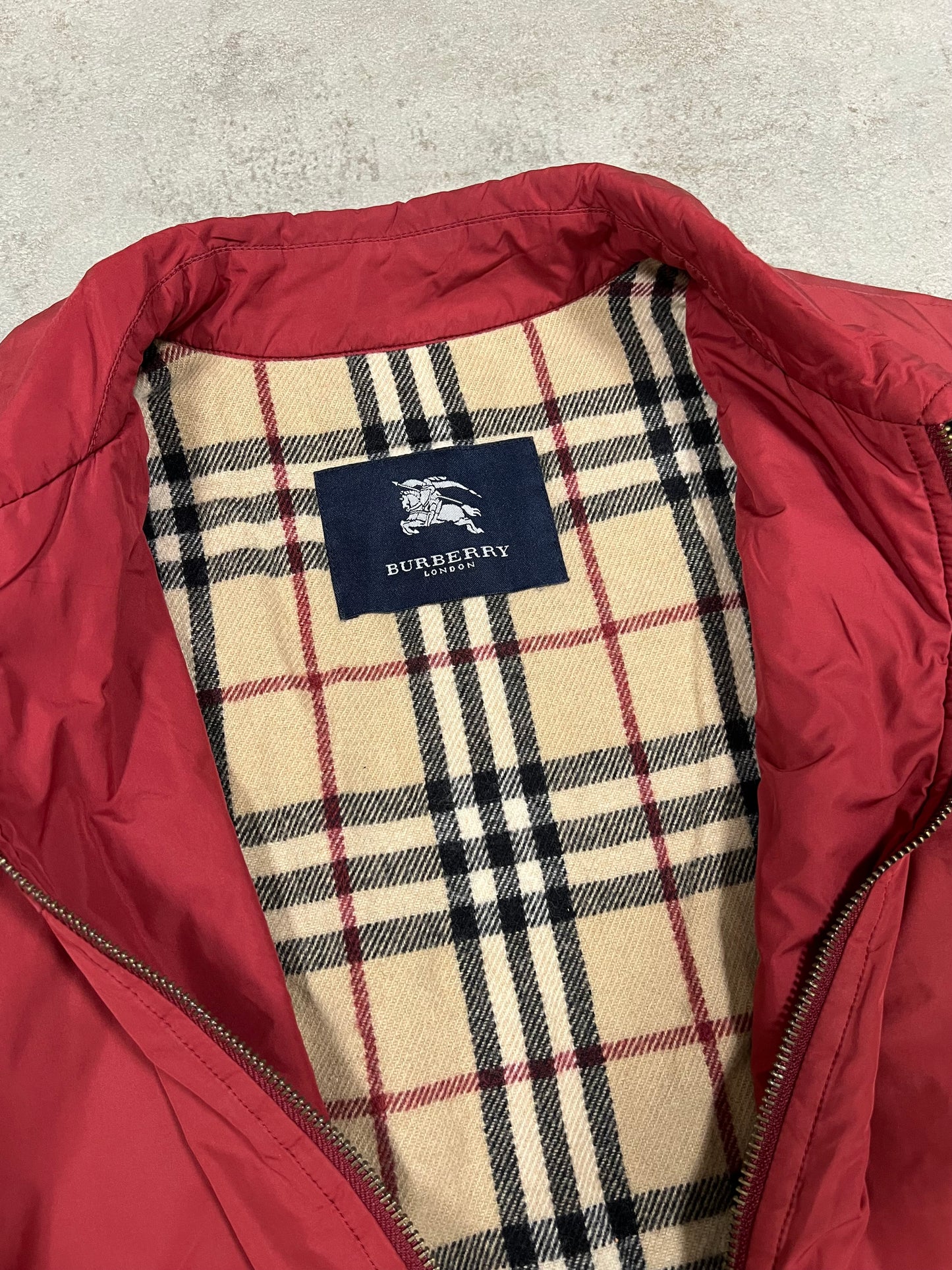 Chaqueta Harrington Vintage Burberry Novacheck - M