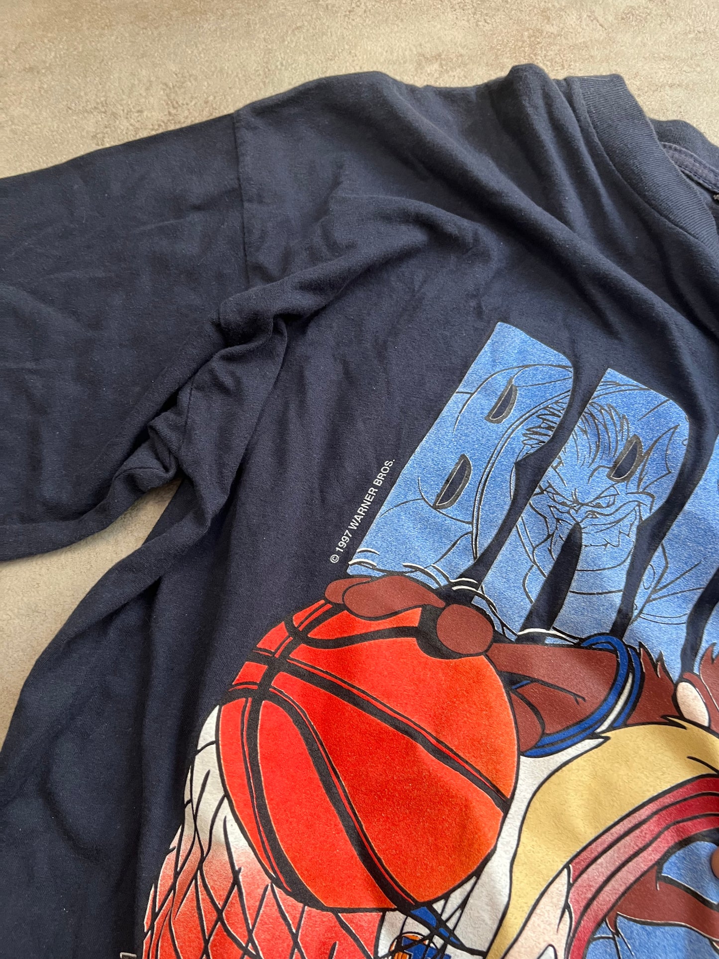 Camiseta Vintage Looney Tunes Space Jam 1997 - L
