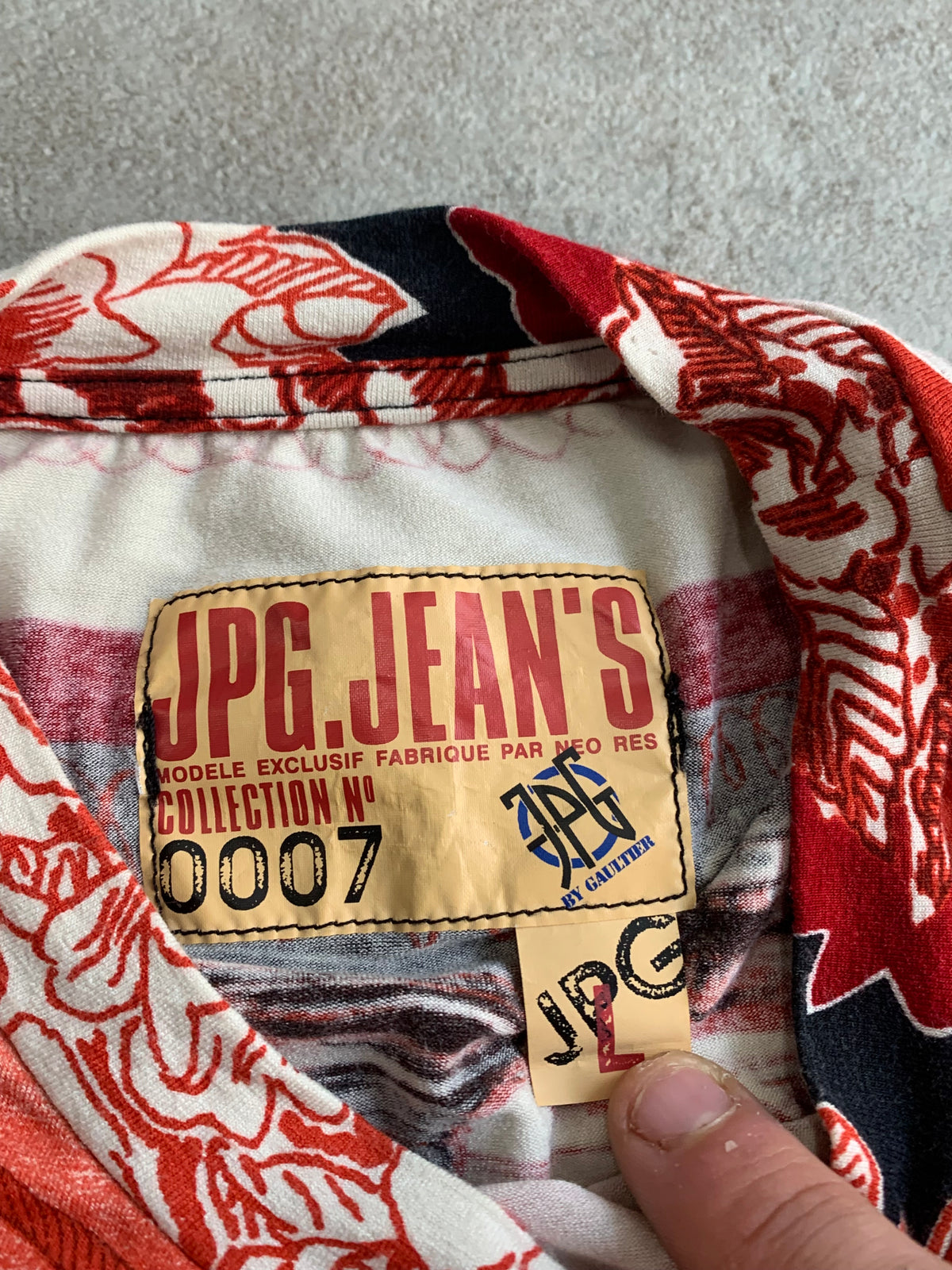 Camiseta Elástica Vintage Jean Paul Gaultier Late 90’s - L(w)