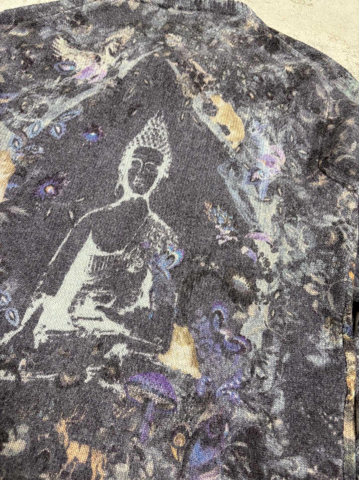Jersey Lana/Cashmere Estampado Etro Milano 00s Vintage - S
