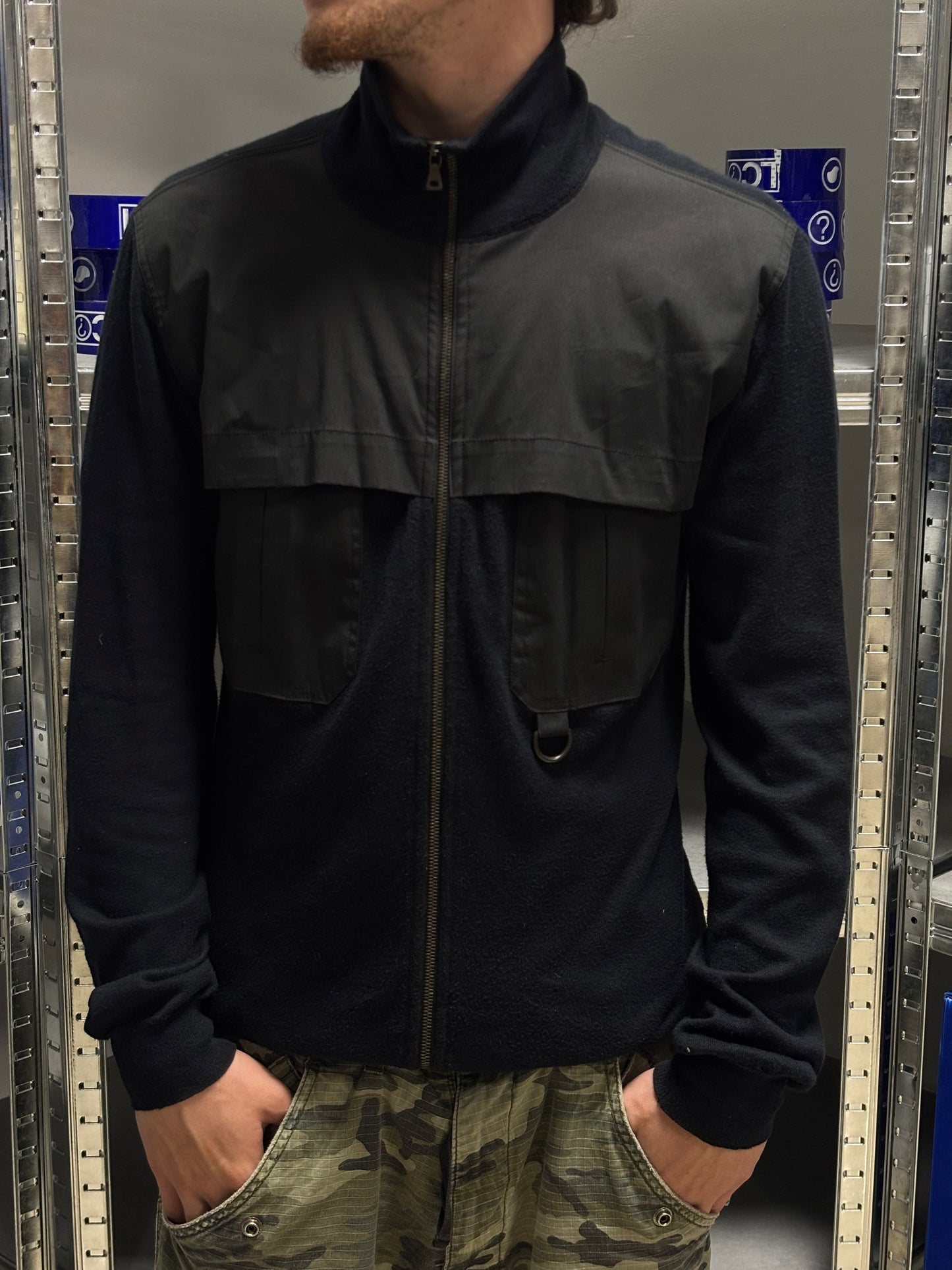 Jersey Lana Vintage Prada ‘Nylon Pokets ‘ 90’s - M