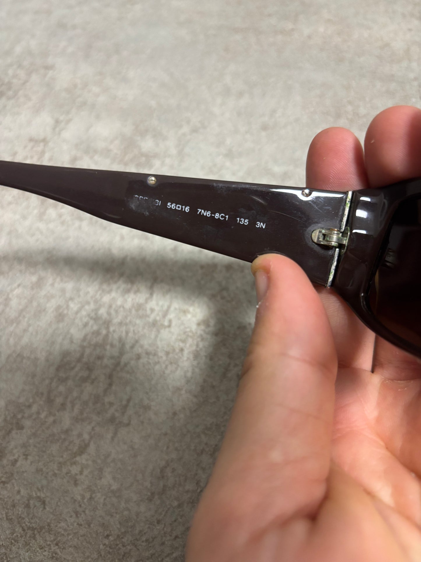 Gafas Rectangulares Prada ‘Wood’ 00s Vintage