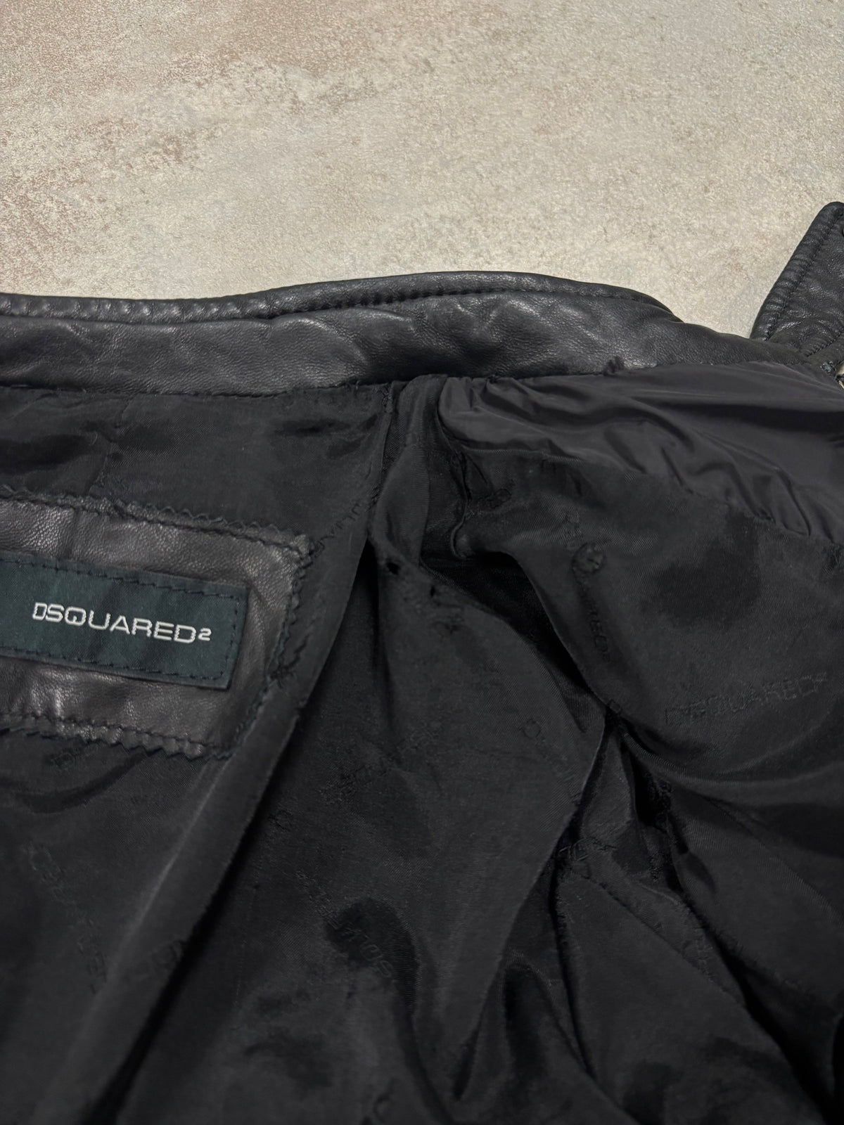 Chaqueta Racing Asimétrica Multizip Dsquared2 00s Vintage - XS