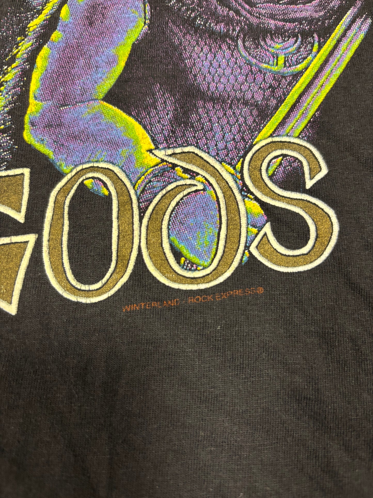 Camiseta Gráfica Led Zeppelin ‘Hammer Of The Gods’ 90s Vintage - M