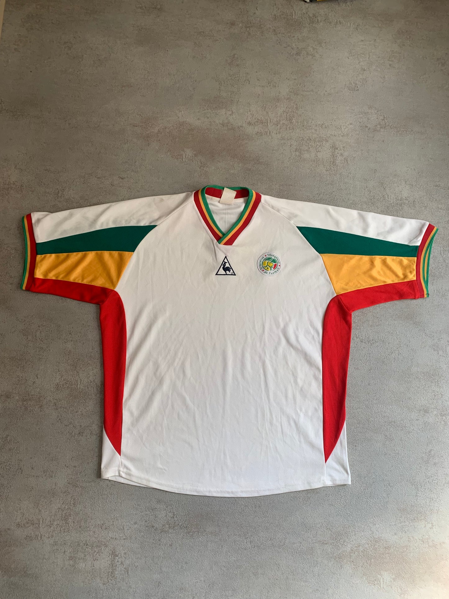 Camiseta Fútbol Vintage Le Coq Sportif Senegal 2002 - L